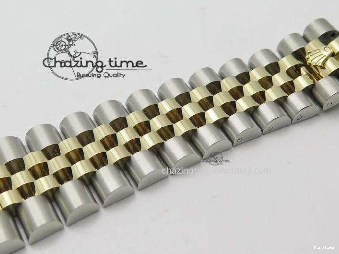 MiroTime 0108 DayDate II 41mm MK Best Edition SS RG Wrapped Sliver Dial Roman Marker On Bracelet A Casual 4005